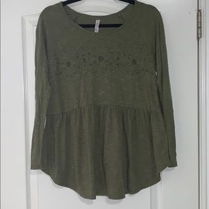 xhilaration long sleeve shirt